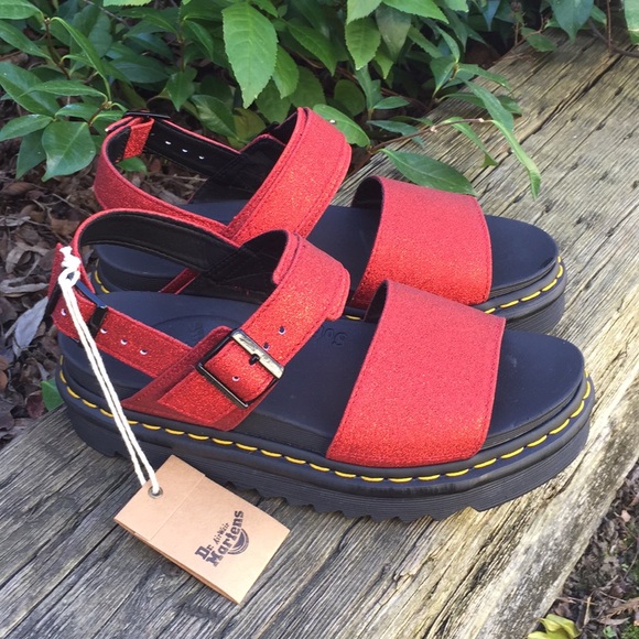 dr martens glitter sandals